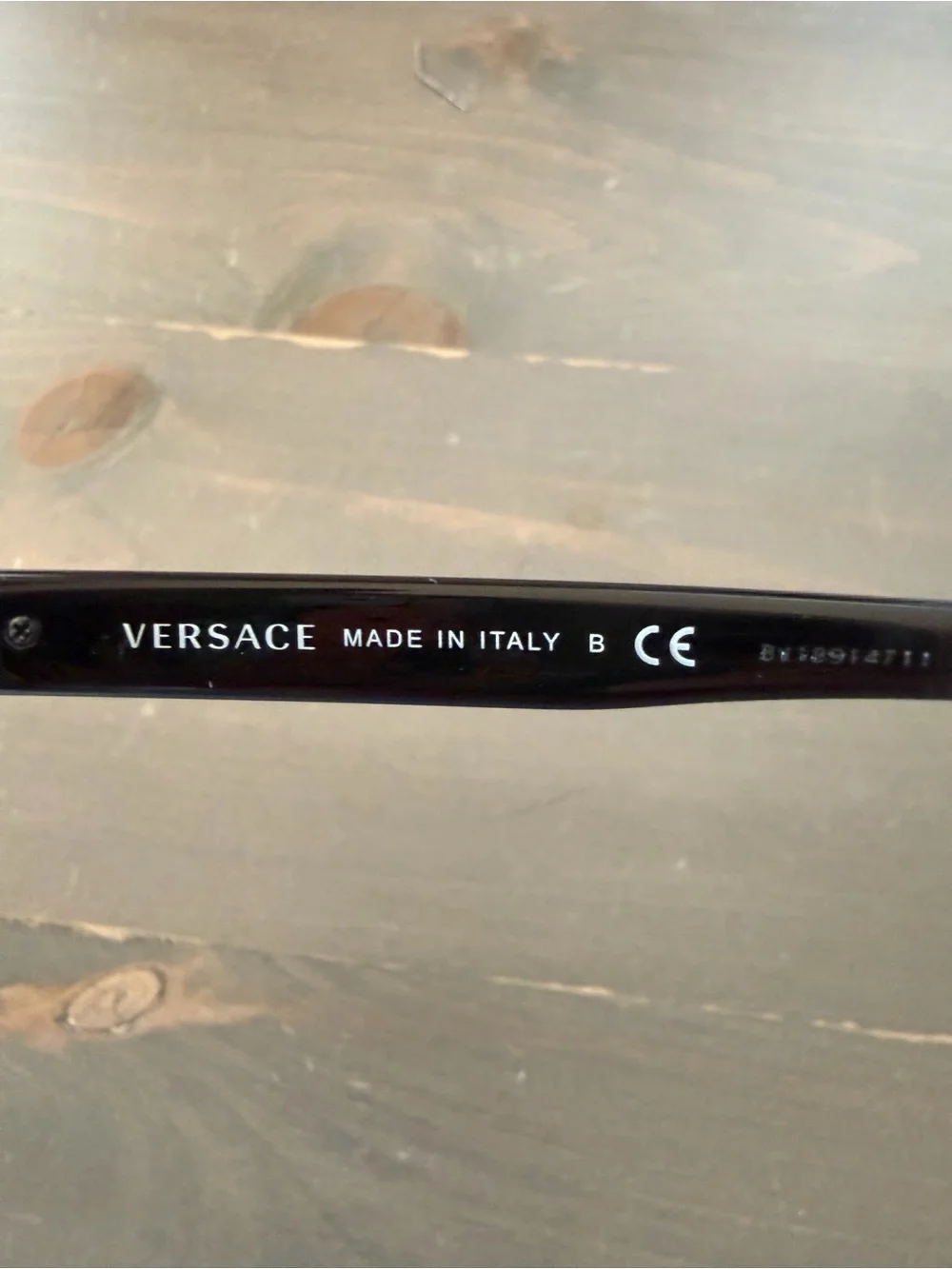 Classic Two-Tone Versace Eyeglass Frames